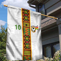 Custom Ghana National Football Garden Flag Traditional African Motifs Sporty Style - Wonder Print Shop