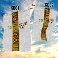 Custom Ghana National Football Garden Flag Traditional African Motifs Sporty Style - Wonder Print Shop