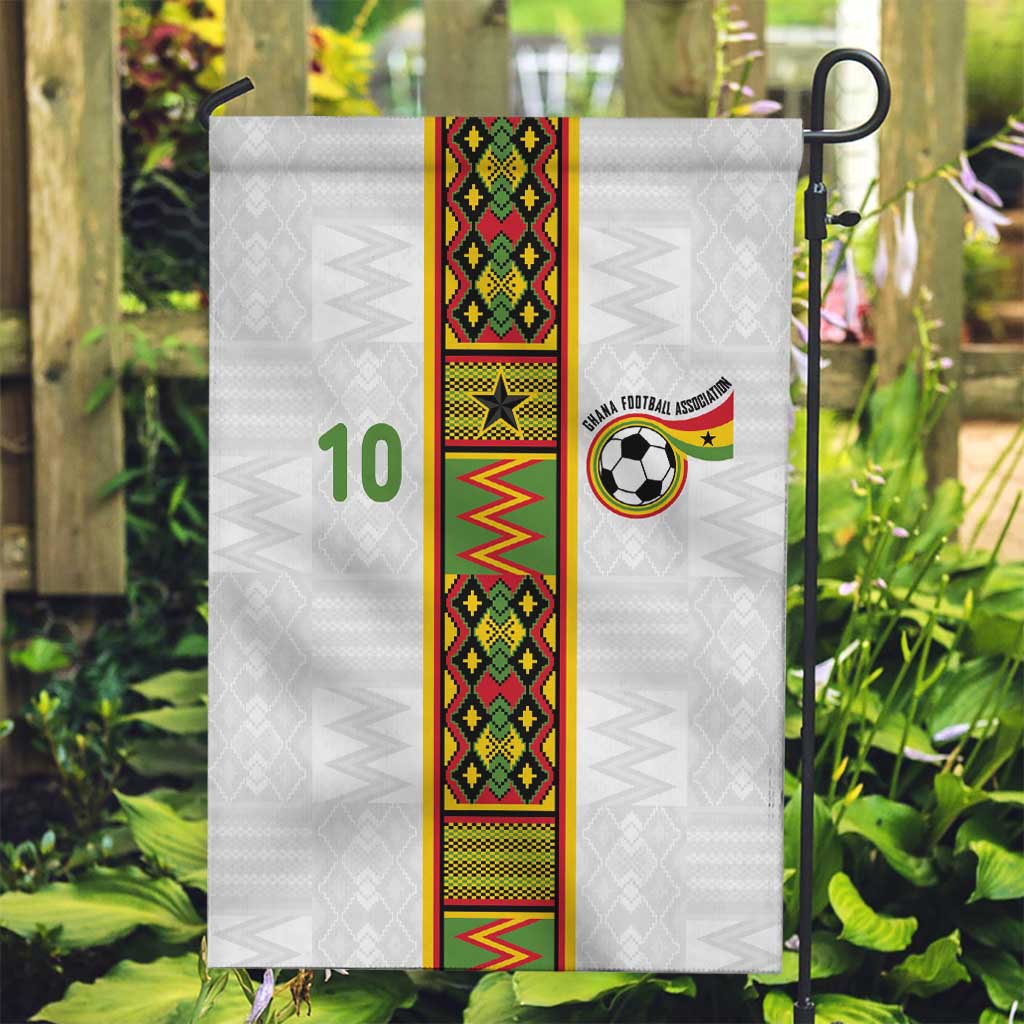 Custom Ghana National Football Garden Flag Traditional African Motifs Sporty Style - Wonder Print Shop