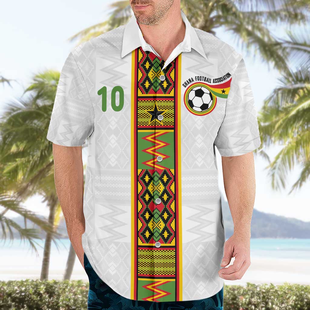 Custom Ghana National Football Hawaiian Shirt Traditional African Motifs Sporty Style - Wonder Print Shop