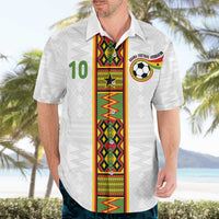 Custom Ghana National Football Hawaiian Shirt Traditional African Motifs Sporty Style - Wonder Print Shop