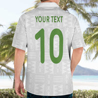 Custom Ghana National Football Hawaiian Shirt Traditional African Motifs Sporty Style - Wonder Print Shop