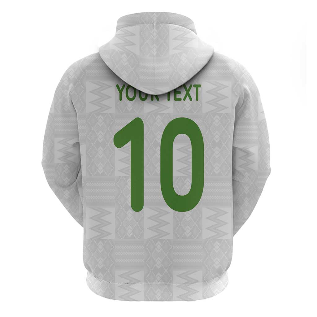 Custom Ghana National Football Hoodie Traditional African Motifs Sporty Style - Wonder Print Shop