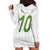 Custom Ghana National Football Hoodie Dress Traditional African Motifs Sporty Style - Wonder Print Shop