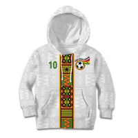 Custom Ghana National Football Kid Hoodie Traditional African Motifs Sporty Style - Wonder Print Shop