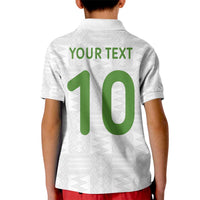 Custom Ghana National Football Kid Polo Shirt Traditional African Motifs Sporty Style - Wonder Print Shop