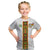 Custom Ghana National Football Kid T Shirt Traditional African Motifs Sporty Style - Wonder Print Shop