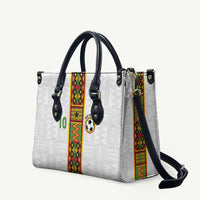 Custom Ghana National Football Leather Bag Traditional African Motifs Sporty Style - Wonder Print Shop