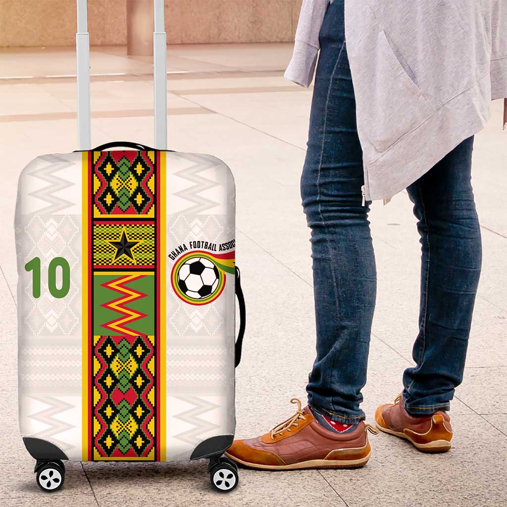 Custom Ghana National Football Luggage Cover Traditional African Motifs Sporty Style - Wonder Print Shop