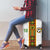 Custom Ghana National Football Luggage Cover Traditional African Motifs Sporty Style - Wonder Print Shop