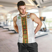 Custom Ghana National Football Men Tank Top Traditional African Motifs Sporty Style - Wonder Print Shop