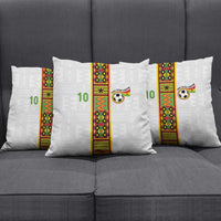 Custom Ghana National Football Pillow Cover Traditional African Motifs Sporty Style - Wonder Print Shop