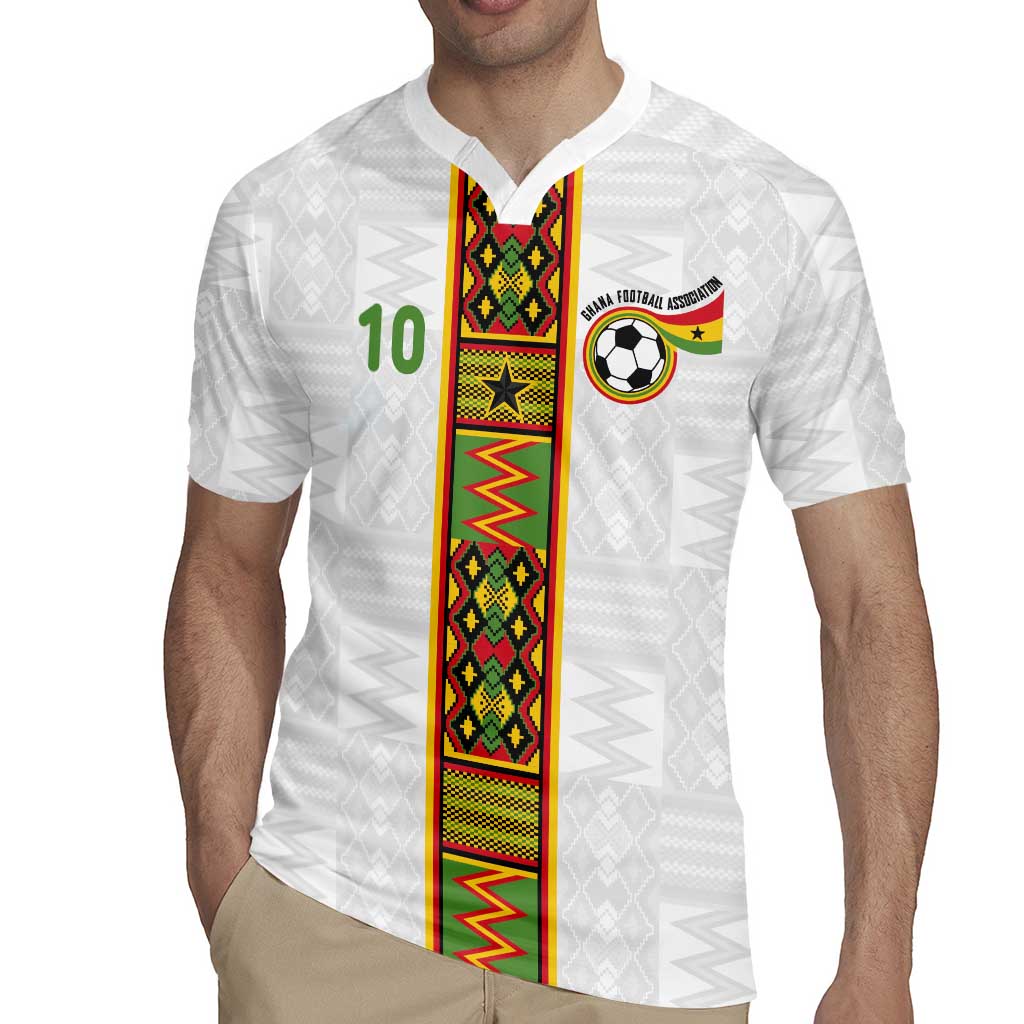 Custom Ghana National Football Rugby Jersey Traditional African Motifs Sporty Style - Wonder Print Shop