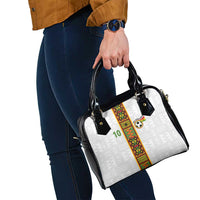 Custom Ghana National Football Shoulder Handbag Traditional African Motifs Sporty Style - Wonder Print Shop