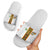Custom Ghana National Football Slide Sandals Traditional African Motifs Sporty Style - Wonder Print Shop