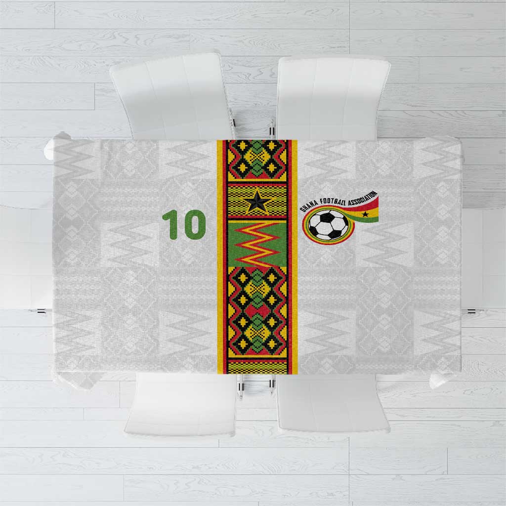 Custom Ghana National Football Tablecloth Traditional African Motifs Sporty Style - Wonder Print Shop
