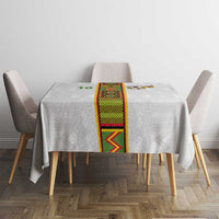 Custom Ghana National Football Tablecloth Traditional African Motifs Sporty Style - Wonder Print Shop