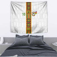 Custom Ghana National Football Tapestry Traditional African Motifs Sporty Style - Wonder Print Shop
