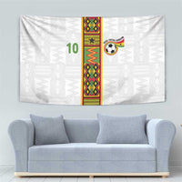 Custom Ghana National Football Tapestry Traditional African Motifs Sporty Style - Wonder Print Shop