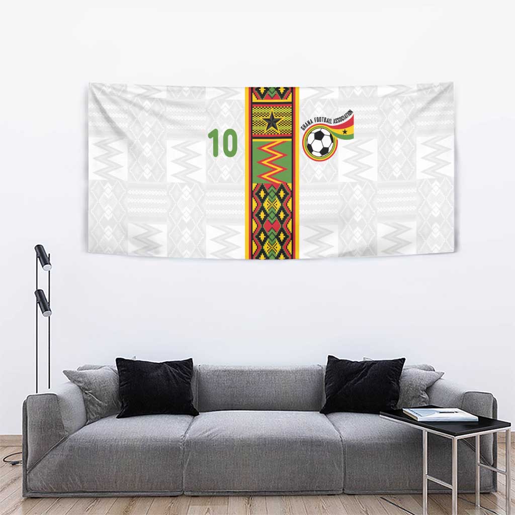Custom Ghana National Football Tapestry Traditional African Motifs Sporty Style - Wonder Print Shop
