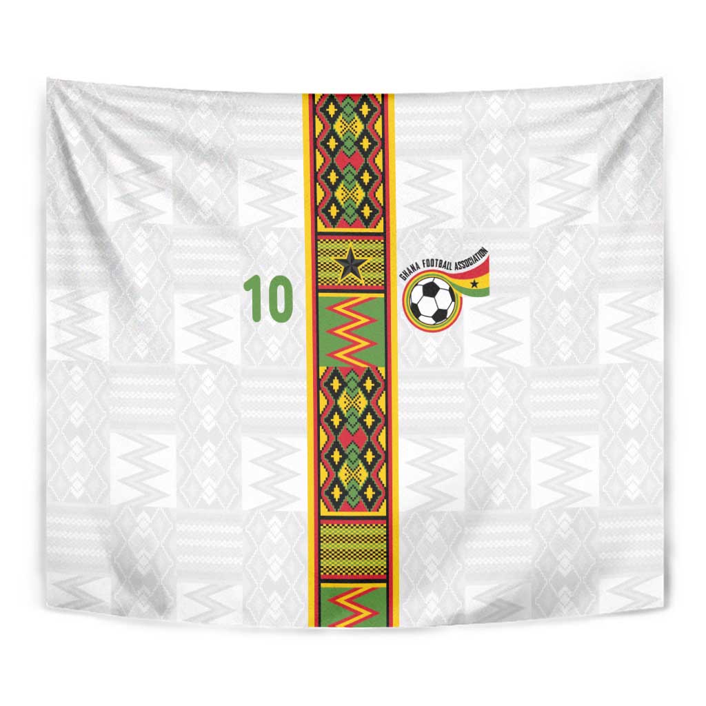Custom Ghana National Football Tapestry Traditional African Motifs Sporty Style - Wonder Print Shop