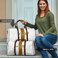 Custom Ghana National Football Travel Bag Traditional African Motifs Sporty Style - Wonder Print Shop