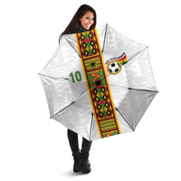 Custom Ghana National Football Umbrella Traditional African Motifs Sporty Style - Wonder Print Shop
