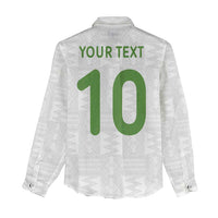 Custom Ghana National Football Women Casual Shirt Traditional African Motifs Sporty Style - Wonder Print Shop