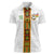 Custom Ghana National Football Women Polo Shirt Traditional African Motifs Sporty Style - Wonder Print Shop