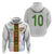 Custom Ghana National Football Zip Hoodie Traditional African Motifs Sporty Style - Wonder Print Shop