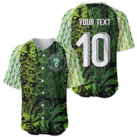 Custom Nigeria National Football Baseball Jersey Super Eagles-Feather Shoulders Sleeves Armor - Wonder Print Shop
