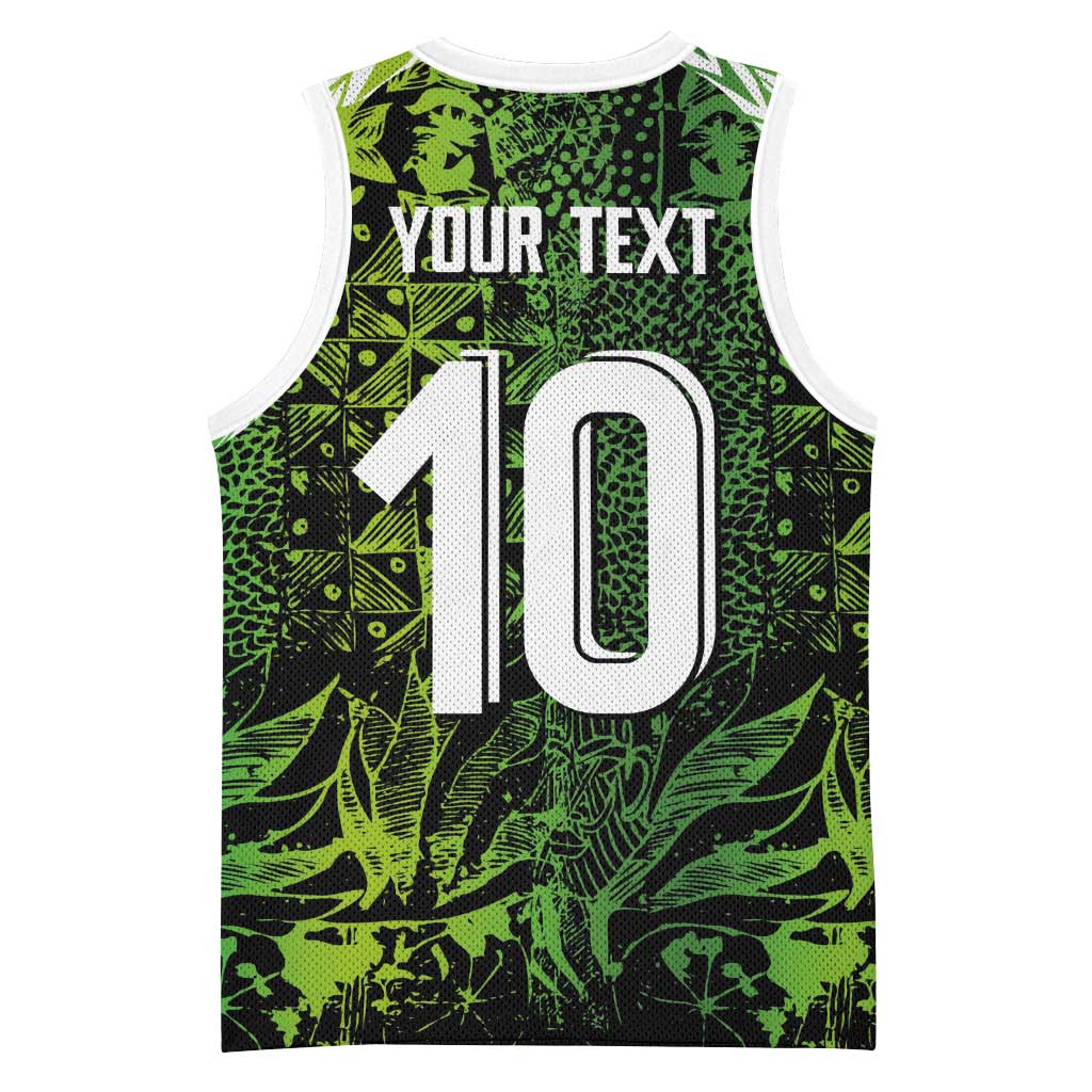 Custom Nigeria National Football Basketball Jersey Super Eagles-Feather Shoulders Sleeves Armor - Wonder Print Shop