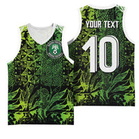Custom Nigeria National Football Basketball Jersey Super Eagles-Feather Shoulders Sleeves Armor - Wonder Print Shop