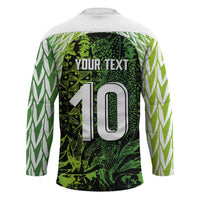 Custom Nigeria National Football Hockey Jersey Super Eagles-Feather Shoulders Sleeves Armor - Wonder Print Shop