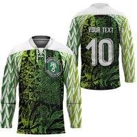 Custom Nigeria National Football Hockey Jersey Super Eagles-Feather Shoulders Sleeves Armor - Wonder Print Shop