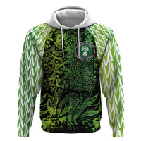 Custom Nigeria National Football Hoodie Super Eagles-Feather Shoulders Sleeves Armor - Wonder Print Shop