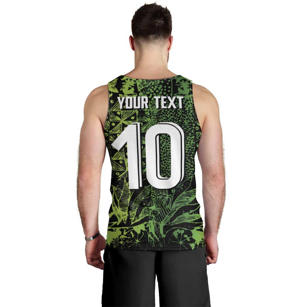 Custom Nigeria National Football Men Tank Top Super Eagles-Feather Shoulders Sleeves Armor - Wonder Print Shop
