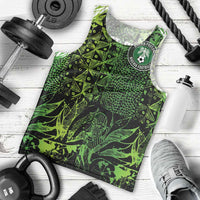 Custom Nigeria National Football Men Tank Top Super Eagles-Feather Shoulders Sleeves Armor - Wonder Print Shop
