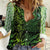 Custom Nigeria National Football Women Casual Shirt Super Eagles-Feather Shoulders Sleeves Armor - Wonder Print Shop