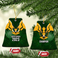 South Africa Rugby Ceramic Ornament Springbok Mascot History Champion World Rugby 2023 - Wonder Print Shop