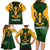 South Africa Rugby Family Matching Long Sleeve Bodycon Dress and Hawaiian Shirt Springbok Mascot History Champion World Rugby 2023 - Wonder Print Shop