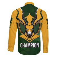 South Africa Rugby Family Matching Puletasi Dress and Hawaiian Shirt Springbok Mascot History Champion World Rugby 2023 - Wonder Print Shop