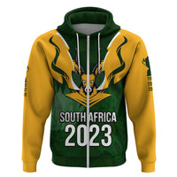 South Africa Rugby Hoodie Springbok Mascot History Champion World Rugby 2023 - Wonder Print Shop