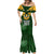 South Africa Rugby Mermaid Dress Springbok Mascot History Champion World Rugby 2023 - Wonder Print Shop