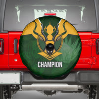 South Africa Rugby Spare Tire Cover Springbok Mascot History Champion World Rugby 2023 - Wonder Print Shop