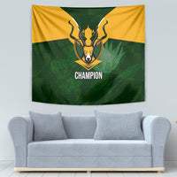 South Africa Rugby Tapestry Springbok Mascot History Champion World Rugby 2023 - Wonder Print Shop