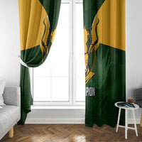South Africa Rugby Window Curtain Springbok Mascot History Champion World Rugby 2023 - Wonder Print Shop