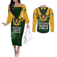 personalised-south-africa-rugby-couples-matching-off-the-shoulder-long-sleeve-dress-and-long-sleeve-button-shirt-springbok-mascot-history-champion-world-rugby-2023