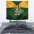 Personalised South Africa Rugby Tapestry Springbok Mascot History Champion World Rugby 2023 - Wonder Print Shop