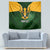Personalised South Africa Rugby Tapestry Springbok Mascot History Champion World Rugby 2023 - Wonder Print Shop